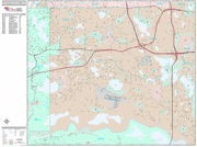 Eden Prairie  Wall Map Premium Style